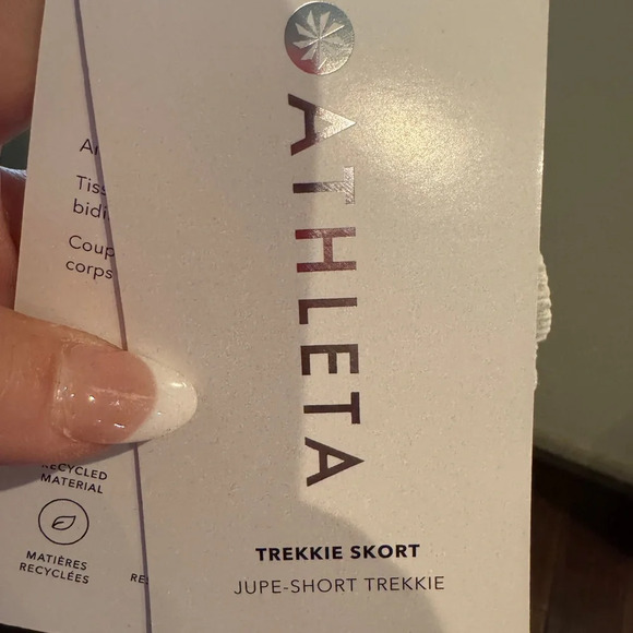 Athleta White Athletic Shorts Lightweight Comfort - Picture 8 of 10